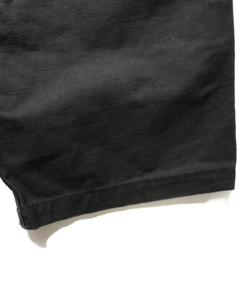 CIOTA（シオタ）CIOTA (シオタ) スビンコットンバックサテンベイカーパンツ ブラック サイズ:SIZE 4の古着・服飾アイテム