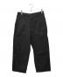 CIOTA（シオタ）の古着「スビンコットンバックサテンベイカーパンツ」｜ブラック