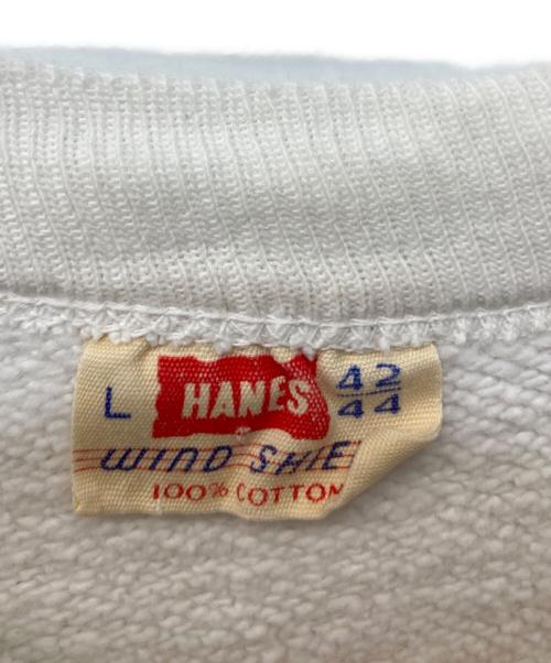 Hanes（ヘインズ）Hanes (ヘインズ) 50’S ヴィンテージスウェット ホワイト サイズ:Lの古着・服飾アイテム