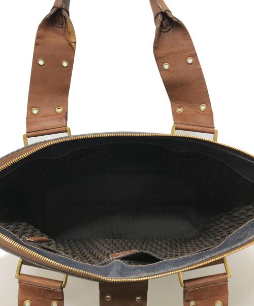 Christian Dior（クリスチャン ディオール）Christian Dior (クリスチャン ディオール) ストリートシック デニムトートバッグ インディゴの古着・服飾アイテム