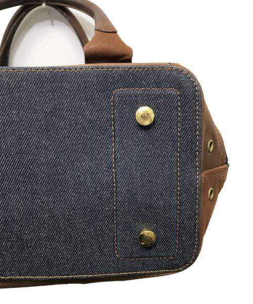Christian Dior（クリスチャン ディオール）Christian Dior (クリスチャン ディオール) ストリートシック デニムトートバッグ インディゴの古着・服飾アイテム