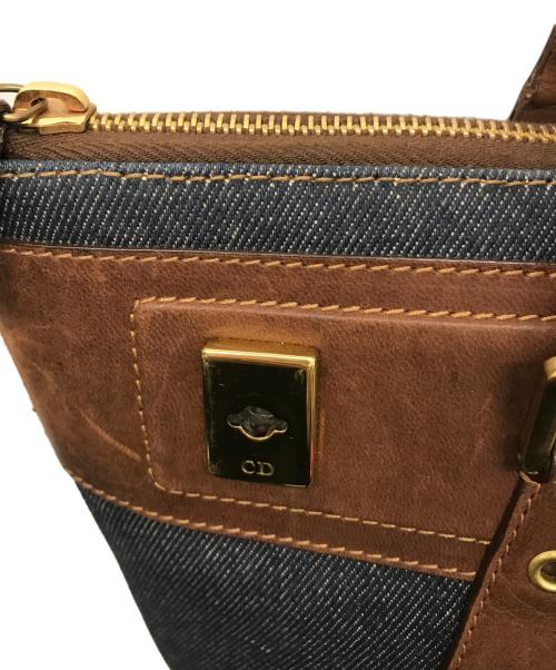 Christian Dior（クリスチャン ディオール）Christian Dior (クリスチャン ディオール) ストリートシック デニムトートバッグ インディゴの古着・服飾アイテム