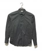 Saint Laurent Parisサンローランパリ）の古着「ドットシャツ」｜ブラック