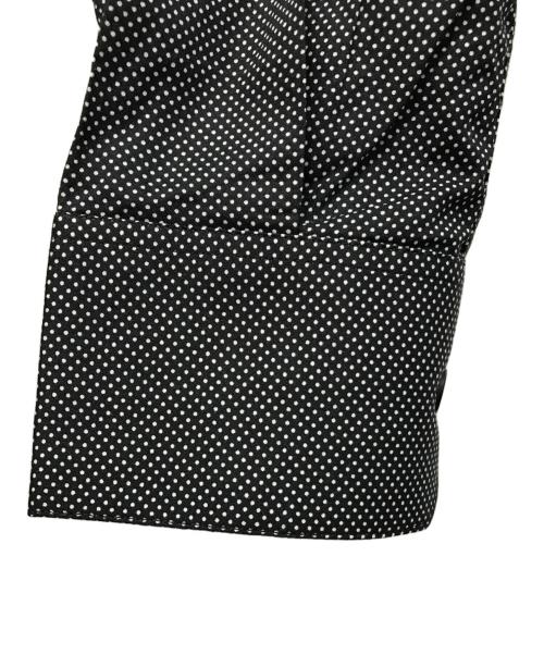 Saint Laurent Paris（サンローランパリ）Saint Laurent Paris (サンローランパリ) ドットシャツ ブラック サイズ:39の古着・服飾アイテム