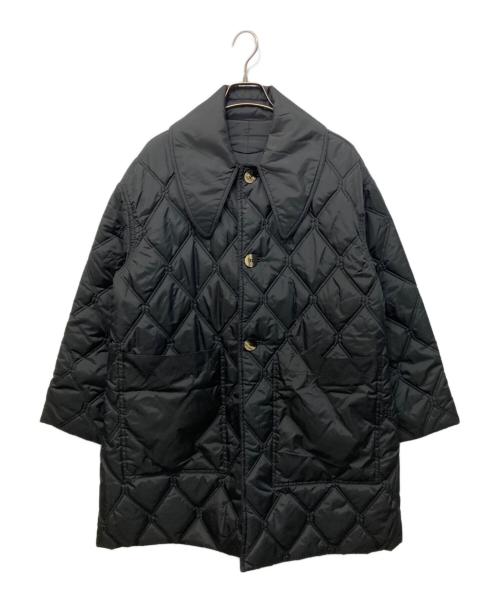 GANNI（ガニー）Ganni (ガニー) Ripstop Quilt Reversible Coat ブラック サイズ:34の古着・服飾アイテム