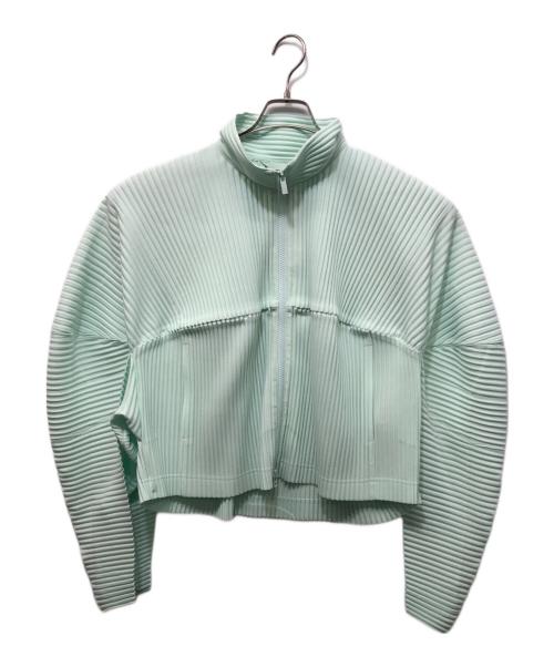 HOMME PLISSE ISSEY MIYAKE（オム プリッセ イッセイ ミヤケ）HOMME PLISSE ISSEY MIYAKE (オム プリッセ イッセイ ミヤケ) PLISSE KINETIC SCULPTURE グリーン サイズ:SIZE 3の古着・服飾アイテム