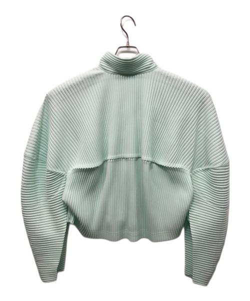 HOMME PLISSE ISSEY MIYAKE（オム プリッセ イッセイ ミヤケ）HOMME PLISSE ISSEY MIYAKE (オム プリッセ イッセイ ミヤケ) PLISSE KINETIC SCULPTURE グリーン サイズ:SIZE 3の古着・服飾アイテム