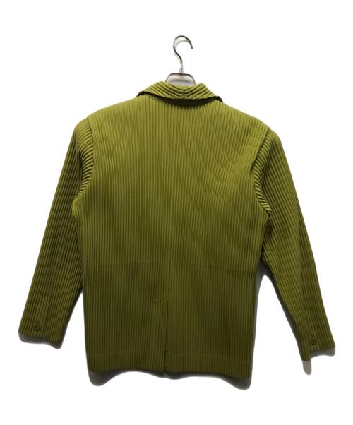 HOMME PLISSE ISSEY MIYAKE（オム プリッセ イッセイ ミヤケ）HOMME PLISSE ISSEY MIYAKE (オム プリッセ イッセイ ミヤケ) TAILORED PLEATS 2 イエロー サイズ:SIZE 3の古着・服飾アイテム