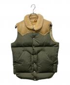 RockyMountainFeatherBedロッキーマウンテンフェザーベッド）の古着「クリスティベスト」｜カーキ×ベージュ
