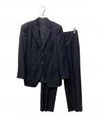 GIORGIO ARMANIジョルジョアルマーニ）の古着「2Bストライプセットアップスーツ」｜ネイビー