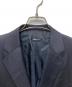 中古・古着 GIORGIO ARMANI (ジョルジョアルマーニ) 2Bストライプセットアップスーツ ネイビー サイズ:46：15000円