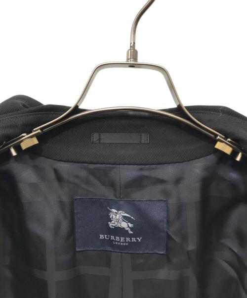 BURBERRY LONDON（バーバリーロンドン）BURBERRY LONDON (バーバリーロンドン) シングルトレンチコート ブラック サイズ:Mの古着・服飾アイテム