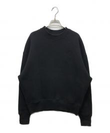 AMI Alexandre Mattiussi（アミアレクサンドルマテュッシ）の古着「ハートロゴスウェット」｜ブラック