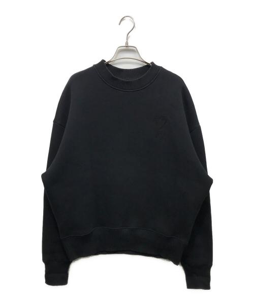 AMI Alexandre Mattiussi（アミアレクサンドルマテュッシ）AMI Alexandre Mattiussi (アミアレクサンドルマテュッシ) ハートロゴスウェット ブラック サイズ:Ｓの古着・服飾アイテム