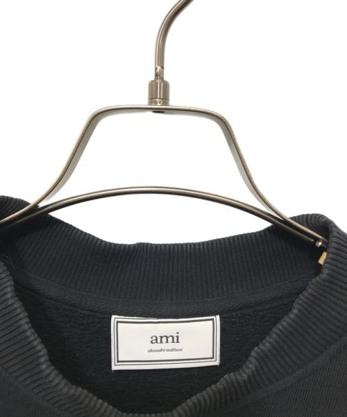 AMI Alexandre Mattiussi（アミアレクサンドルマテュッシ）AMI Alexandre Mattiussi (アミアレクサンドルマテュッシ) ハートロゴスウェット ブラック サイズ:Ｓの古着・服飾アイテム
