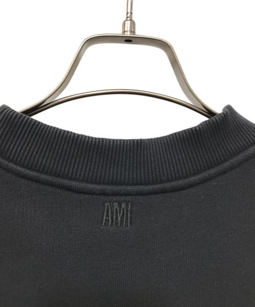 AMI Alexandre Mattiussi（アミアレクサンドルマテュッシ）AMI Alexandre Mattiussi (アミアレクサンドルマテュッシ) ハートロゴスウェット ブラック サイズ:Ｓの古着・服飾アイテム