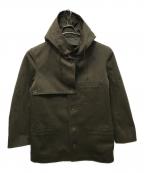 Y's for menワイズフォーメン）の古着「25aw KATSURAGI HOODED JACKET」｜オリーブ