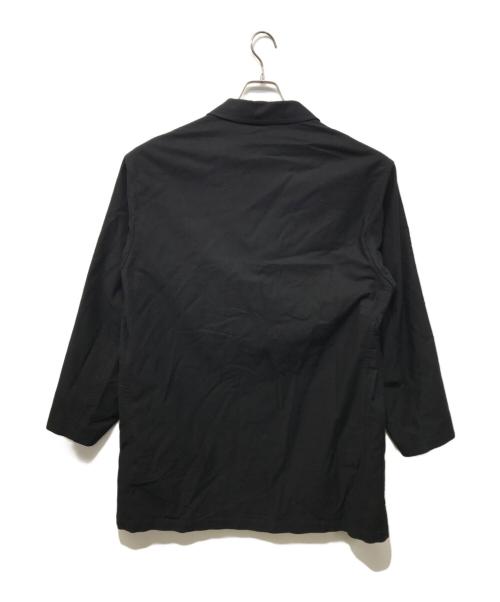 Yohji Yamamoto pour homme（ヨウジヤマモト プールオム）Yohji Yamamoto pour homme (ヨウジヤマモト プールオム) 25ssコットンツイルコート ブラック サイズ:3の古着・服飾アイテム