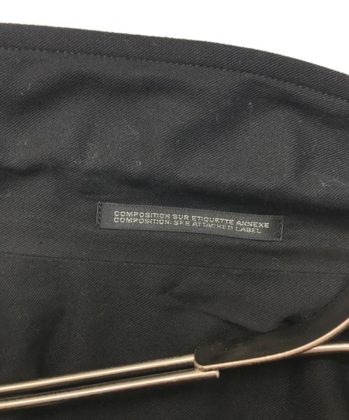 Yohji Yamamoto pour homme（ヨウジヤマモト プールオム）Yohji Yamamoto pour homme (ヨウジヤマモト プールオム) 25ssコットンツイルコート ブラック サイズ:3の古着・服飾アイテム