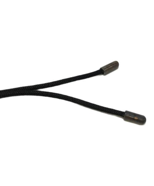 TIFFANY & Co.（ティファニー アンド コー）Tiffany & Co. (ティファニー アンド コー) ハードウェア パール シルクコードネックレス シルバー×ブラックの古着・服飾アイテム