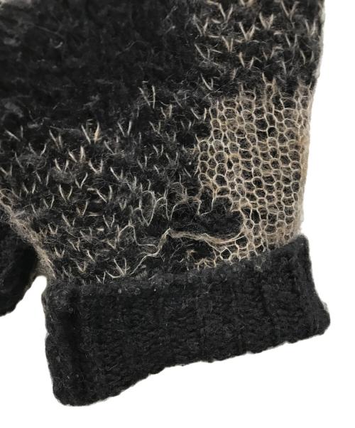 OUR LEGACY（アワーレガシー）OUR LEGACY (アワーレガシー) SONAR ROUNDNECK チェックニット ブラック×ベージュ サイズ:４４の古着・服飾アイテム