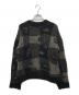 OUR LEGACY（アワーレガシー）の古着「SONAR ROUNDNECK チェックニット」｜ブラック×ベージュ