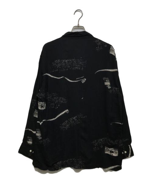 Porter Classic（ポータークラシック）Porter Classic (ポータークラシック) ALOHA LONG SHIRT ブラック サイズ:Mの古着・服飾アイテム