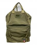 PORTER×S/DOUBLEポーター×エスダブル）の古着「“DAISY CUTTER” バックパック(L)」｜オリーブ
