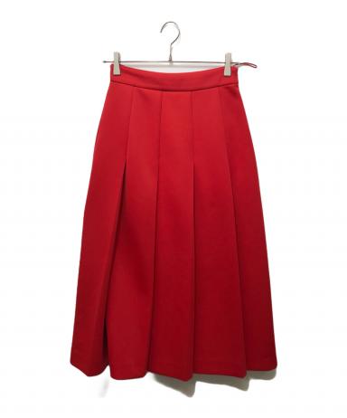 中古・古着通販】PRADA (プラダ) ロングスカート レッド サイズ:SIZE