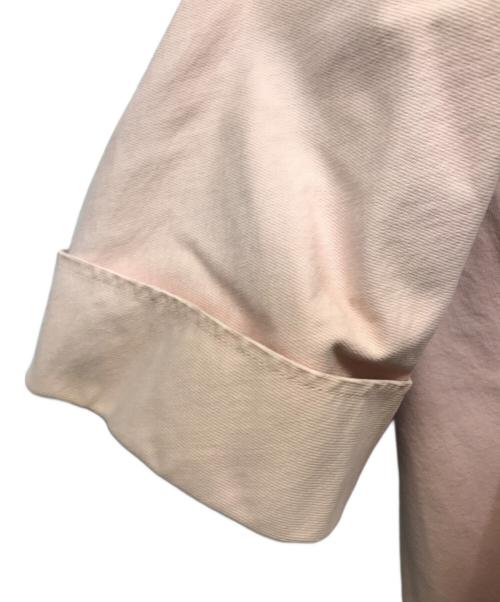 PRADA（プラダ）PRADA (プラダ) トライアングルロゴデニムコート ピンク サイズ:SIZE 38の古着・服飾アイテム