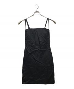 中古・古着通販】PRADA (プラダ) トライアングルロゴキャミワンピース