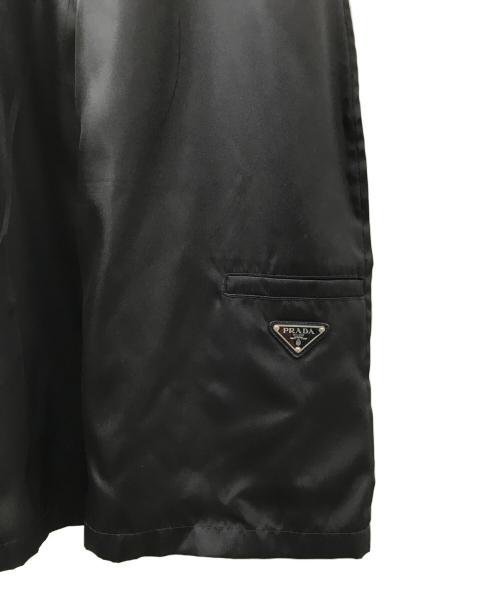 PRADA（プラダ）PRADA (プラダ) トライアングルロゴキャミワンピース　ナイロン三角プレートワンピース ブラック サイズ:SIZE 38の古着・服飾アイテム