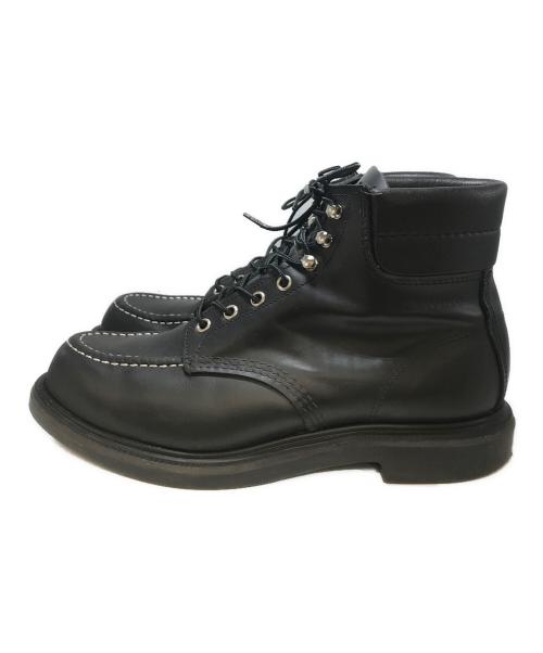 RED WING（レッドウィング）RED WING (レッドウィング) スーパーソール 6インチモックトゥブーツ ブラック サイズ:28cmの古着・服飾アイテム