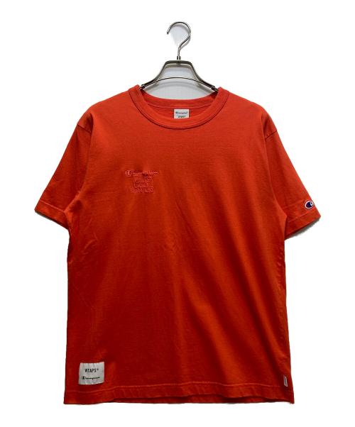 Champion（チャンピオン）Champion (チャンピオン) WTAPS (ダブルタップス) Tシャツ オレンジ サイズ:Sの古着・服飾アイテム