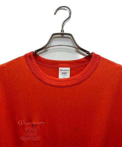 Champion（チャンピオン）Champion (チャンピオン) WTAPS (ダブルタップス) Tシャツ オレンジ サイズ:Sの古着・服飾アイテム