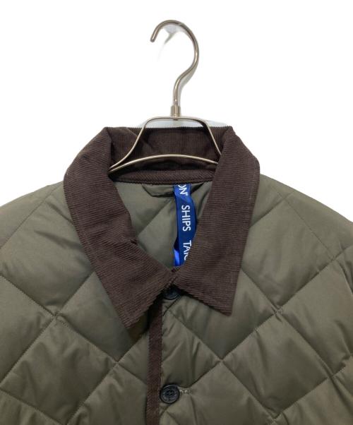 TAION（タイオン）TAION (タイオン) SHIPS (シップス) キルティングダウンジャケット オリーブ サイズ:L 未使用品の古着・服飾アイテム