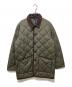 TAION（タイオン）の古着「キルティングダウンジャケット」｜オリーブ
