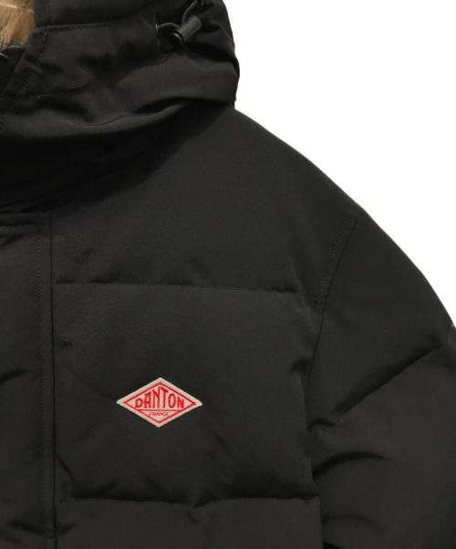 DANTON（ダントン）DANTON (ダントン) FAKE FAR HOODED DOWN JACKET ブラック サイズ:４２ 未使用品の古着・服飾アイテム
