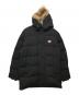 DANTON（ダントン）の古着「FAKE FAR HOODED DOWN JACKET」｜ブラック