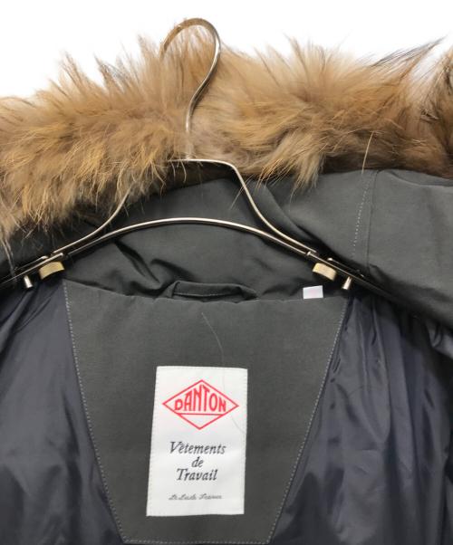 DANTON（ダントン）DANTON (ダントン) FAKE FAR HOODED DOWN JACKET グレー サイズ:４２の古着・服飾アイテム