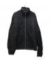 SEVEN BY SEVEN（セブンバイセブン）の古着「STAND COLLAR MACRAME LEATHER BLOUSON」｜ブラック
