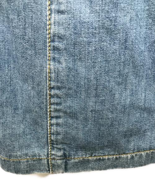 Maison Margiela（メゾンマルジェラ）Maison Margiela (メゾンマルジェラ) ノーカラーデニムジャケット インディゴ サイズ:４６の古着・服飾アイテム