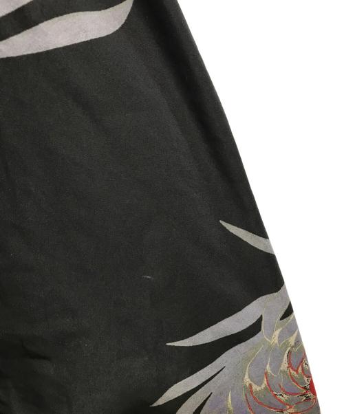 UNDERCOVER（アンダーカバー）UNDERCOVER (アンダーカバー) 転写ウェザーフード付ノーカラーショートモッズコート ブラック サイズ:2の古着・服飾アイテム