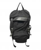 Saint Laurent Parisサンローランパリ）の古着「フラップキャンバスバックパック」｜ブラック