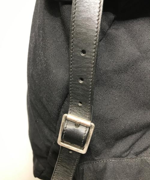 Saint Laurent Paris（サンローランパリ）Saint Laurent Paris (サンローランパリ) フラップキャンバスバックパック ブラックの古着・服飾アイテム