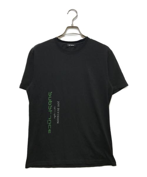 RAF SIMONS（ラフシモンズ）RAF SIMONS (ラフシモンズ) JOY DIVISION プリントTシャツ ブラック サイズ:Mの古着・服飾アイテム