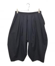 COMME des GARCONS COMME des GARCONS（コムデギャルソン コムデギャルソン）の古着「タックサルエルパンツ」｜ネイビー