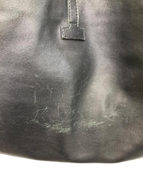 GUCCI（グッチ）GUCCI (グッチ) ジャッキー レザーワンショルダーバッグ ブラックの古着・服飾アイテム