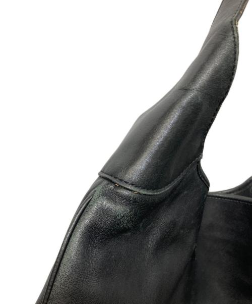 GUCCI（グッチ）GUCCI (グッチ) ジャッキー レザーワンショルダーバッグ ブラックの古着・服飾アイテム