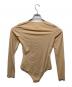 MM6 Maison Margiela (エムエムシックスメゾンマルジェラ) ロゴプリントボディスーツ ベージュ サイズ:S：15000円